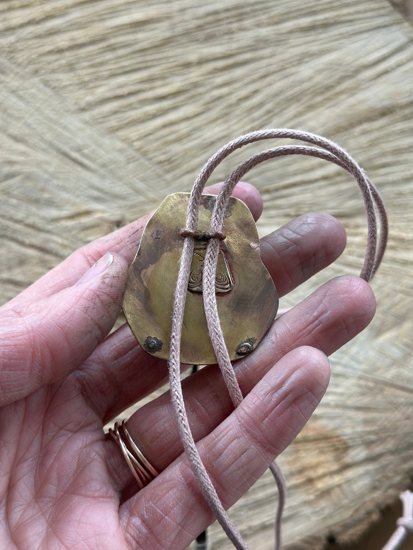 Scallop Bolo Necklace