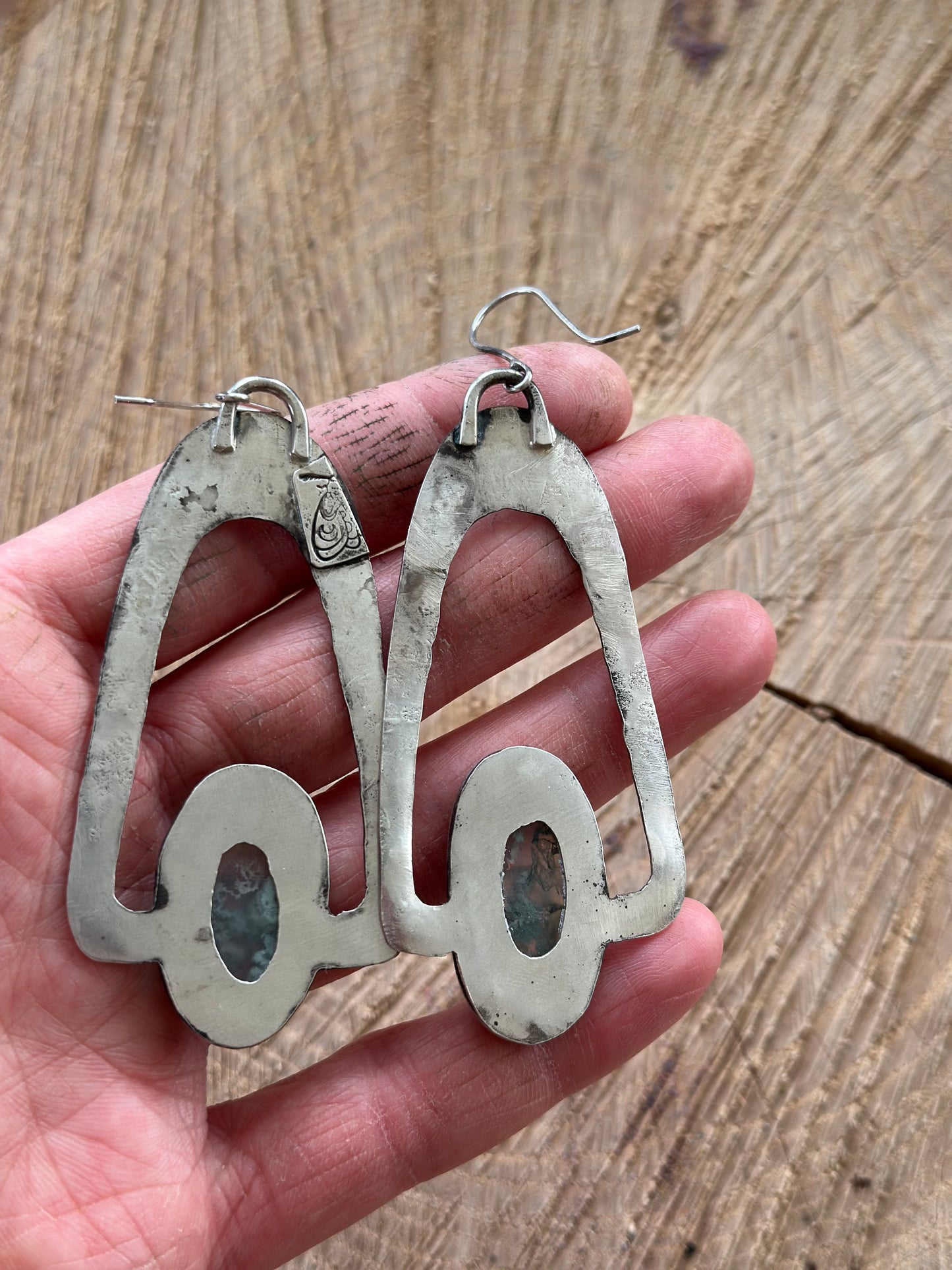 Moss Agate Earrings