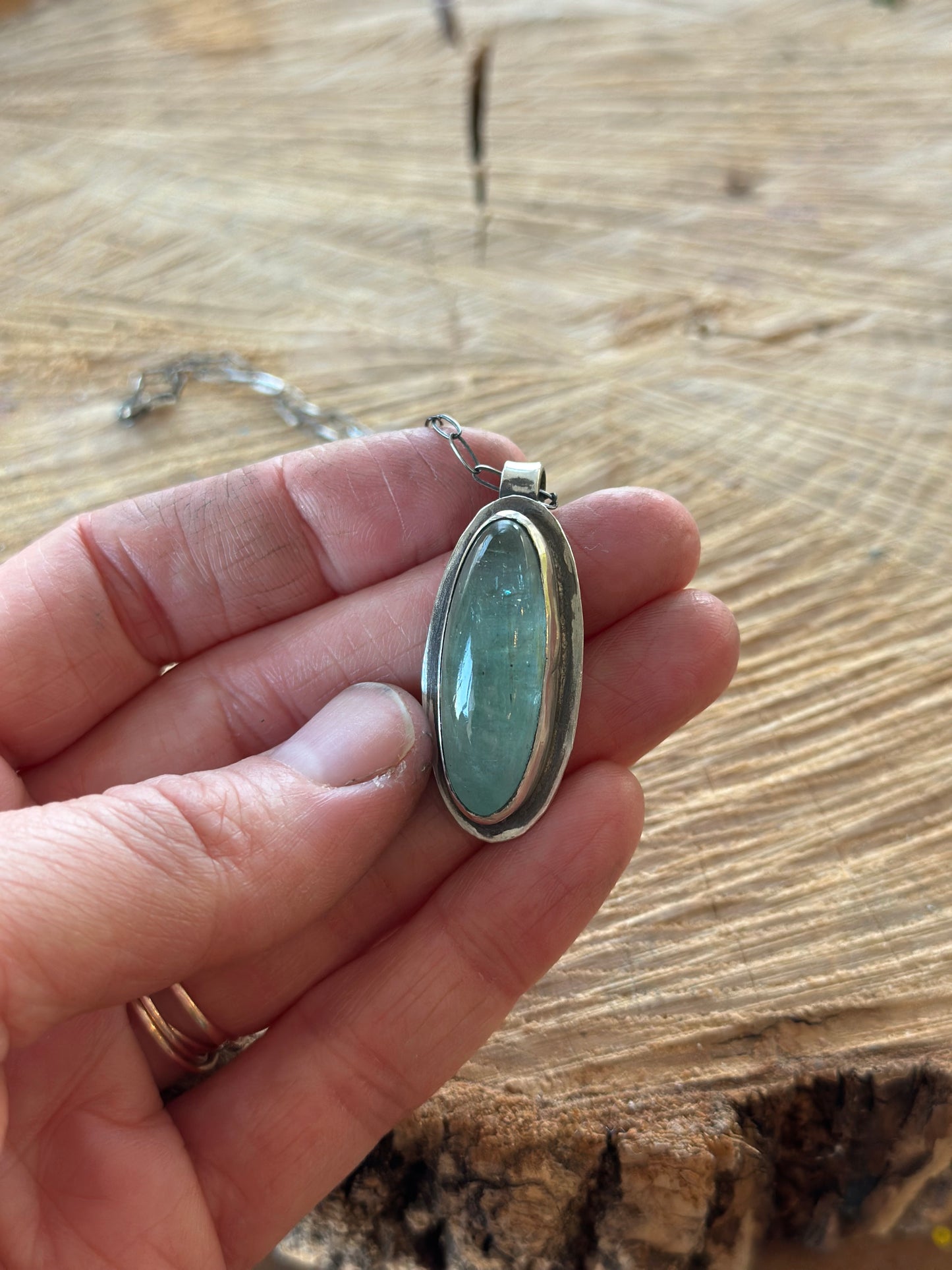 Aquamarine Pendant Necklace