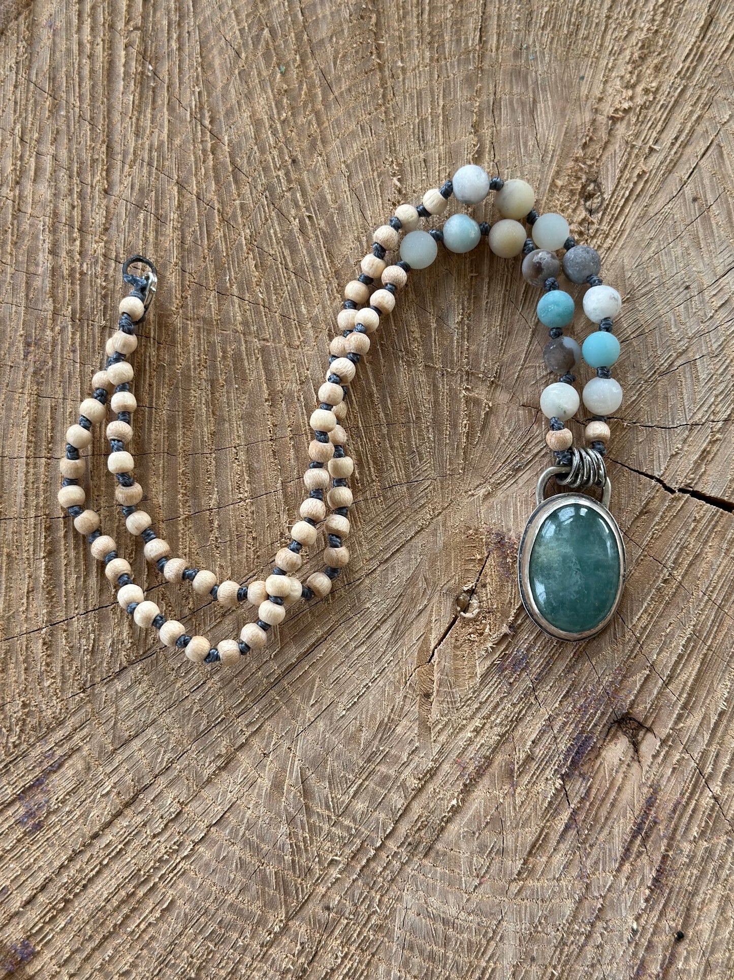 Beach Find Aquamarine Necklace