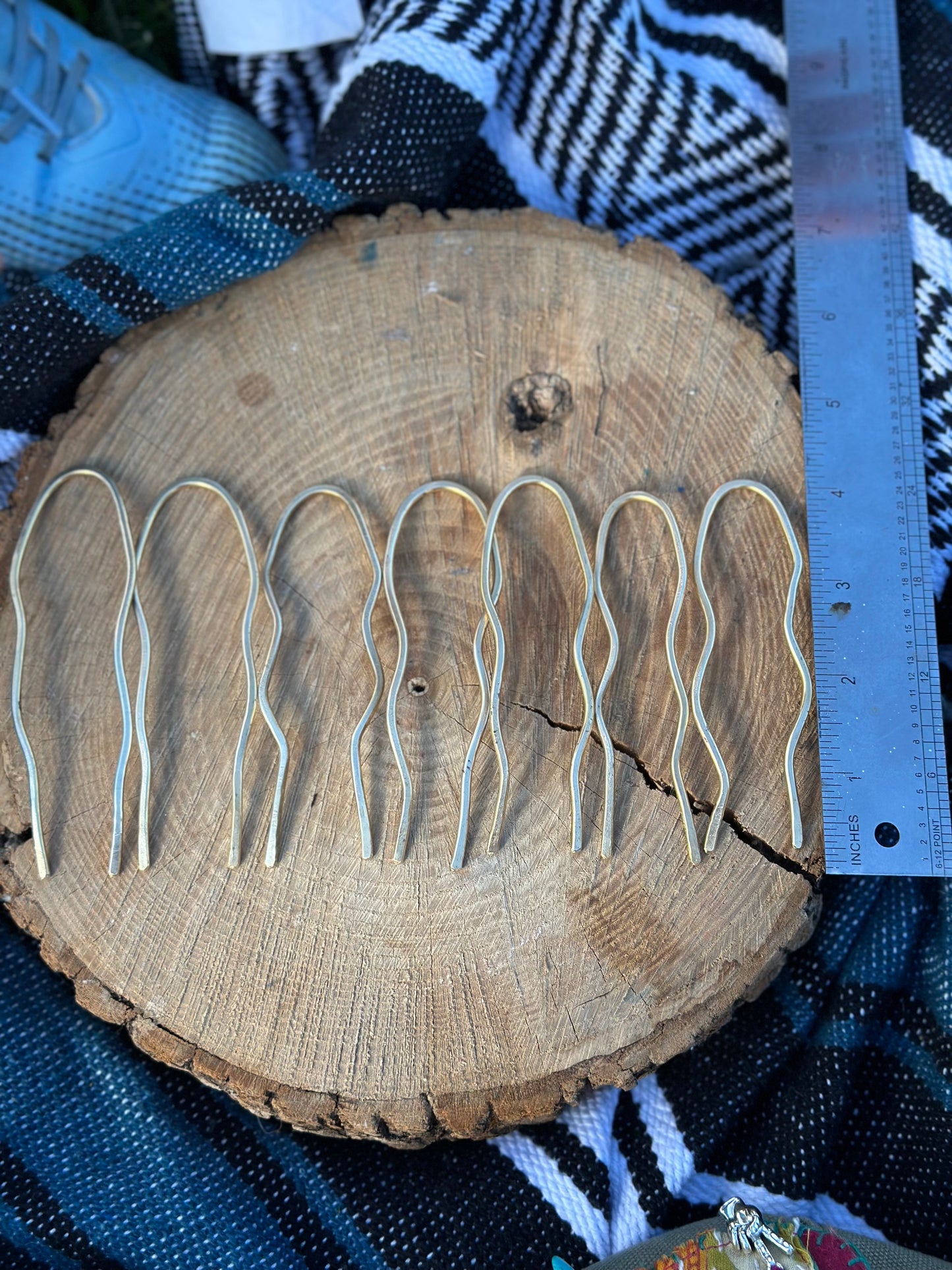 Classic Medium Brass Hair Pin