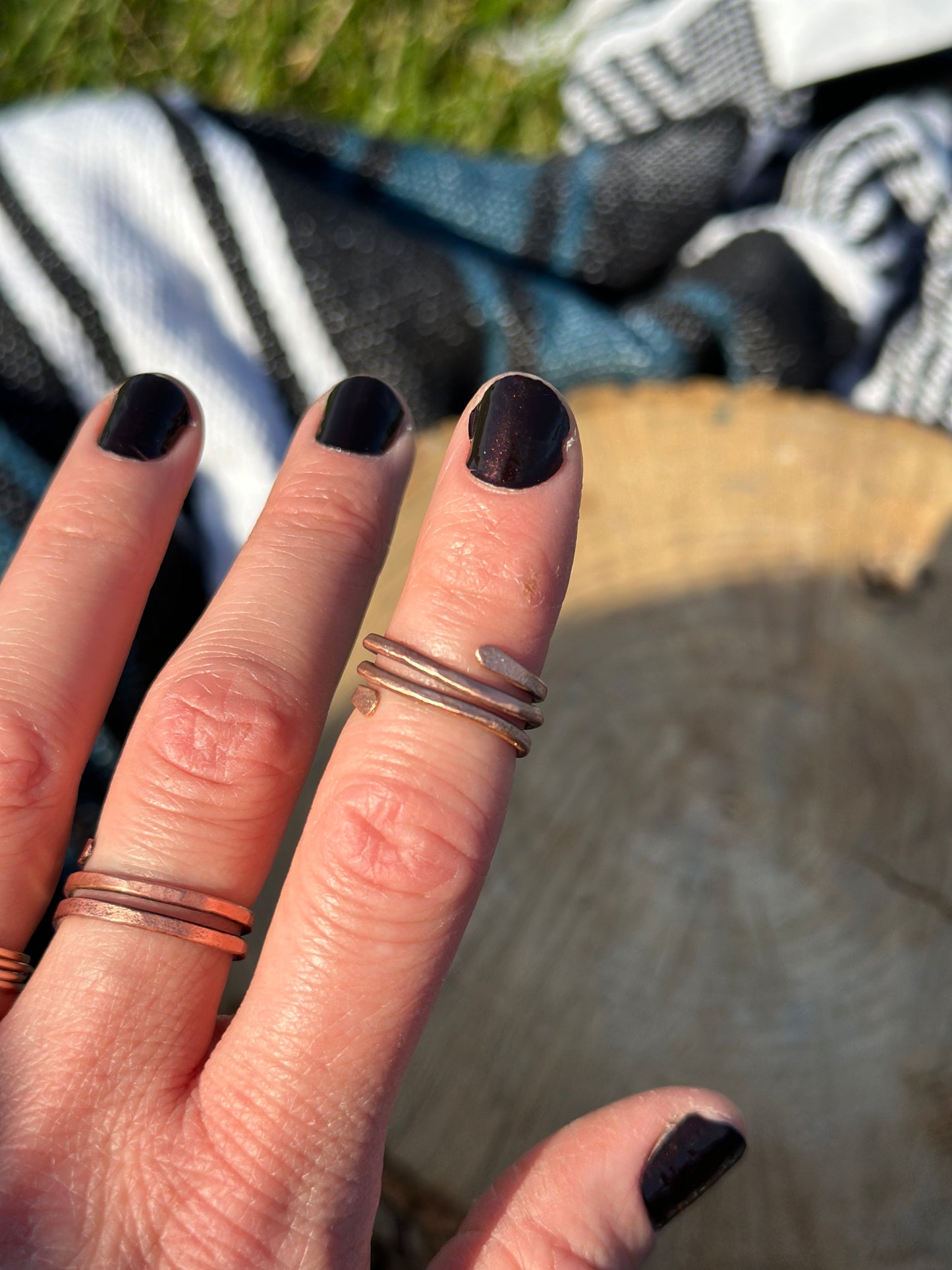 Adjustable Copper Ring Size 5.25