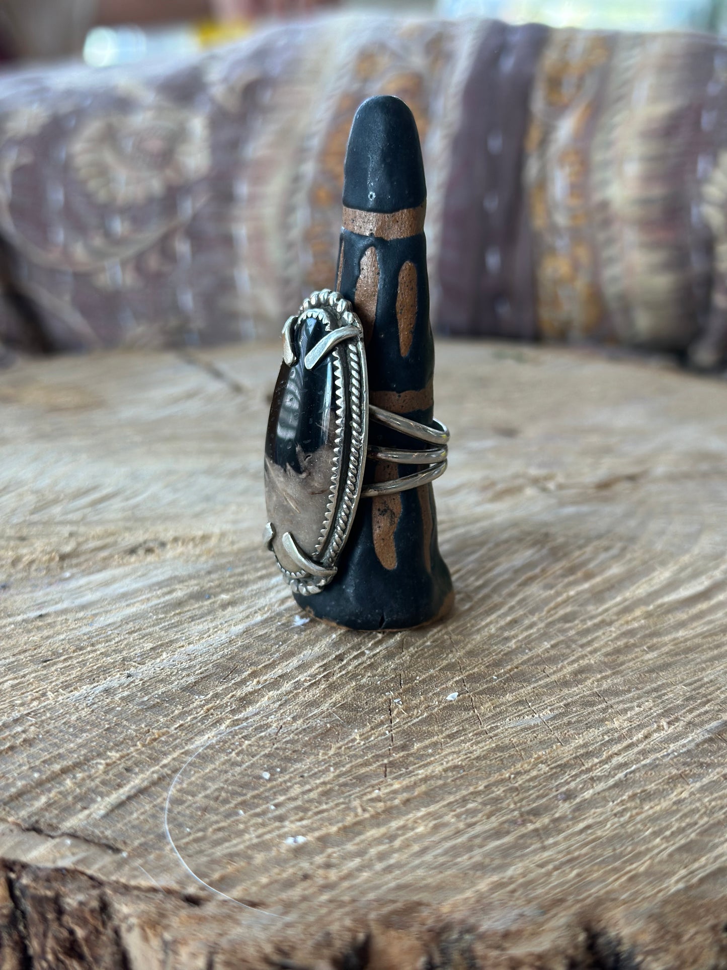Fossilized Palm Root Ring
