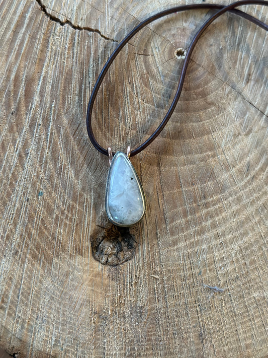 Moonstone Pendant Necklace