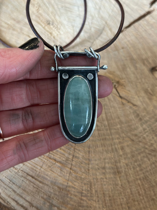 Aquamarine necklace