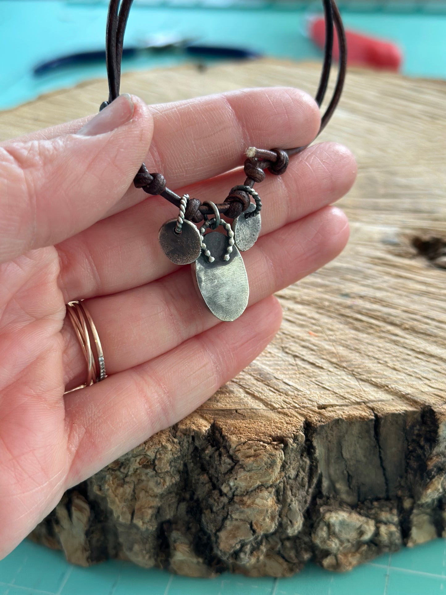 Fossil Coral Stacking Bracelet