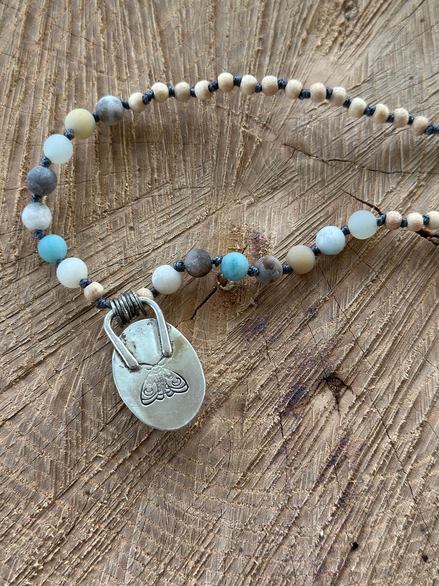 Beach Find Aquamarine Necklace