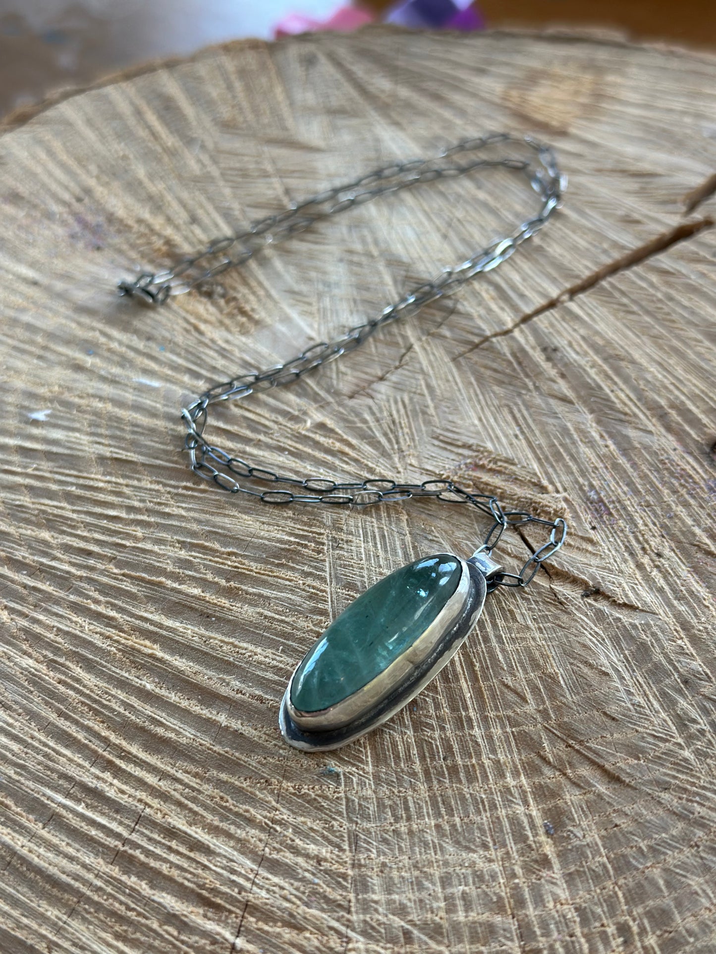 Aquamarine Pendant Necklace