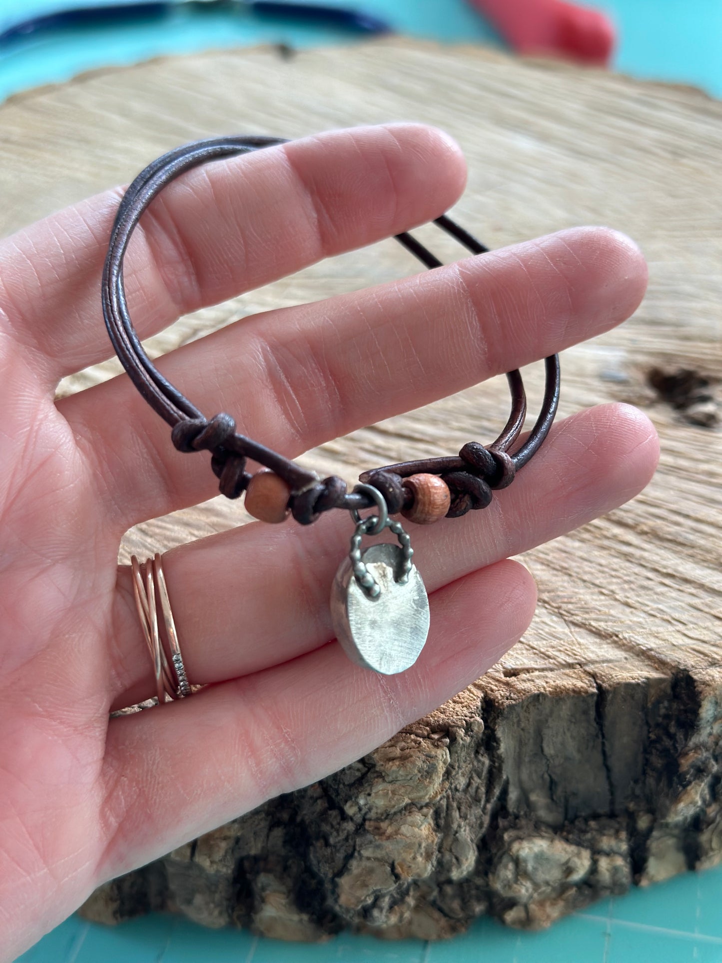 Aquamarine Layering Bracelet