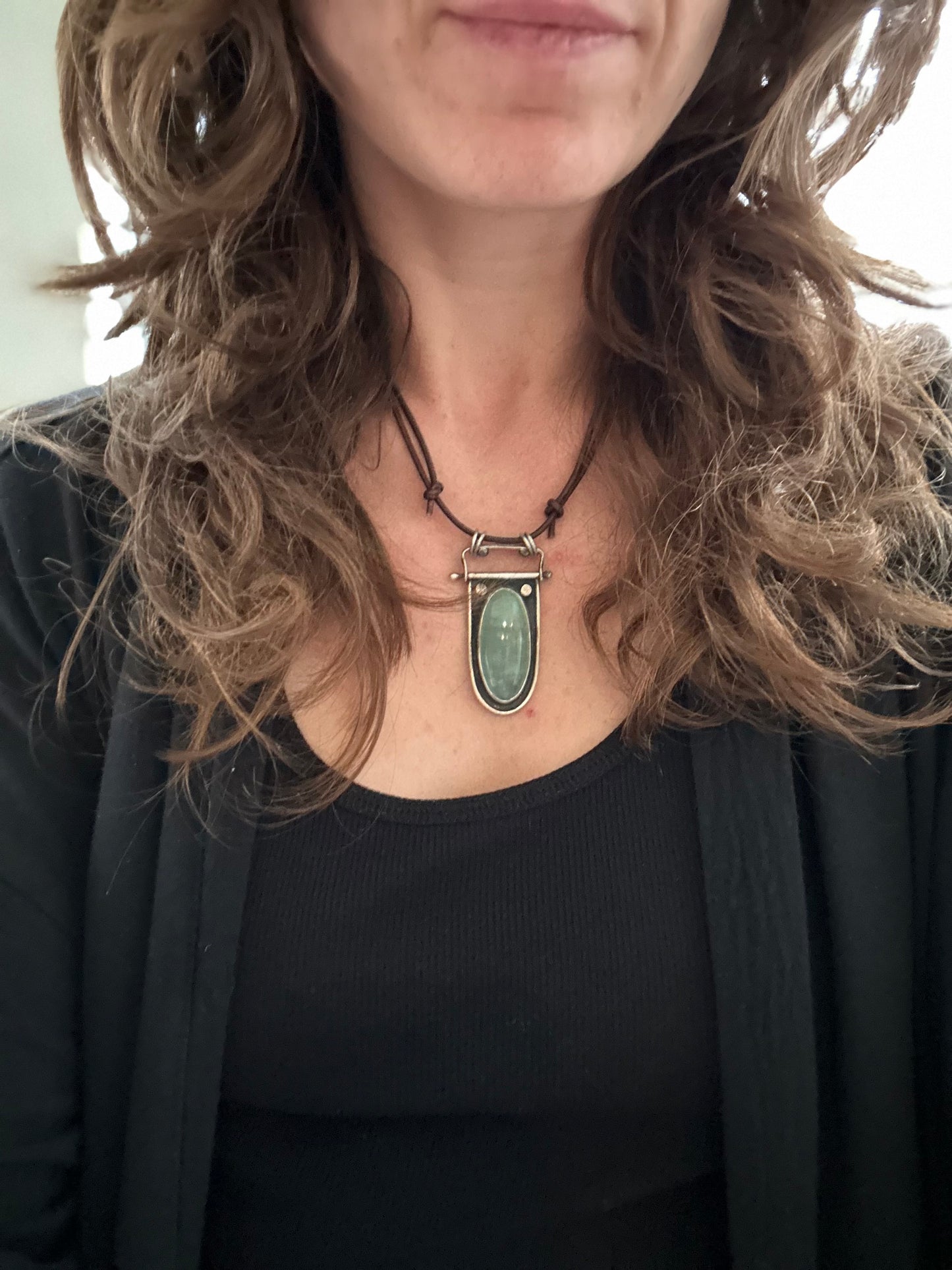 Aquamarine necklace