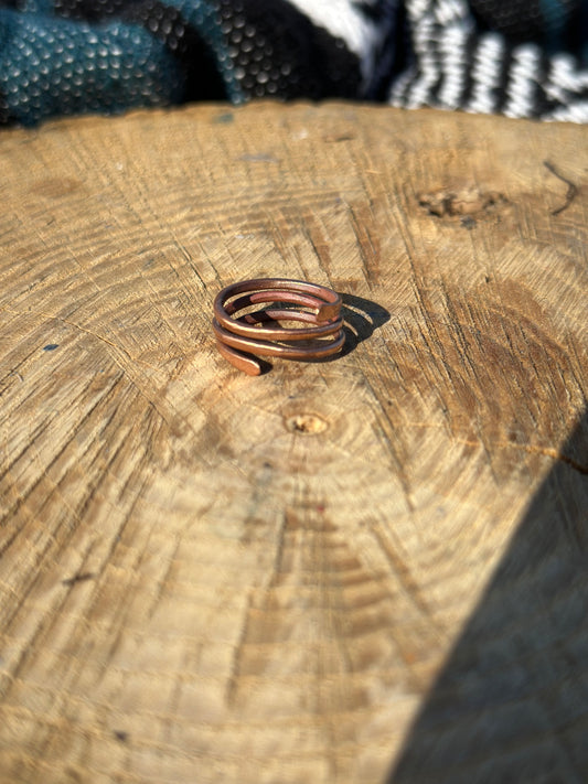 Adjustable Copper Ring Size 5.25