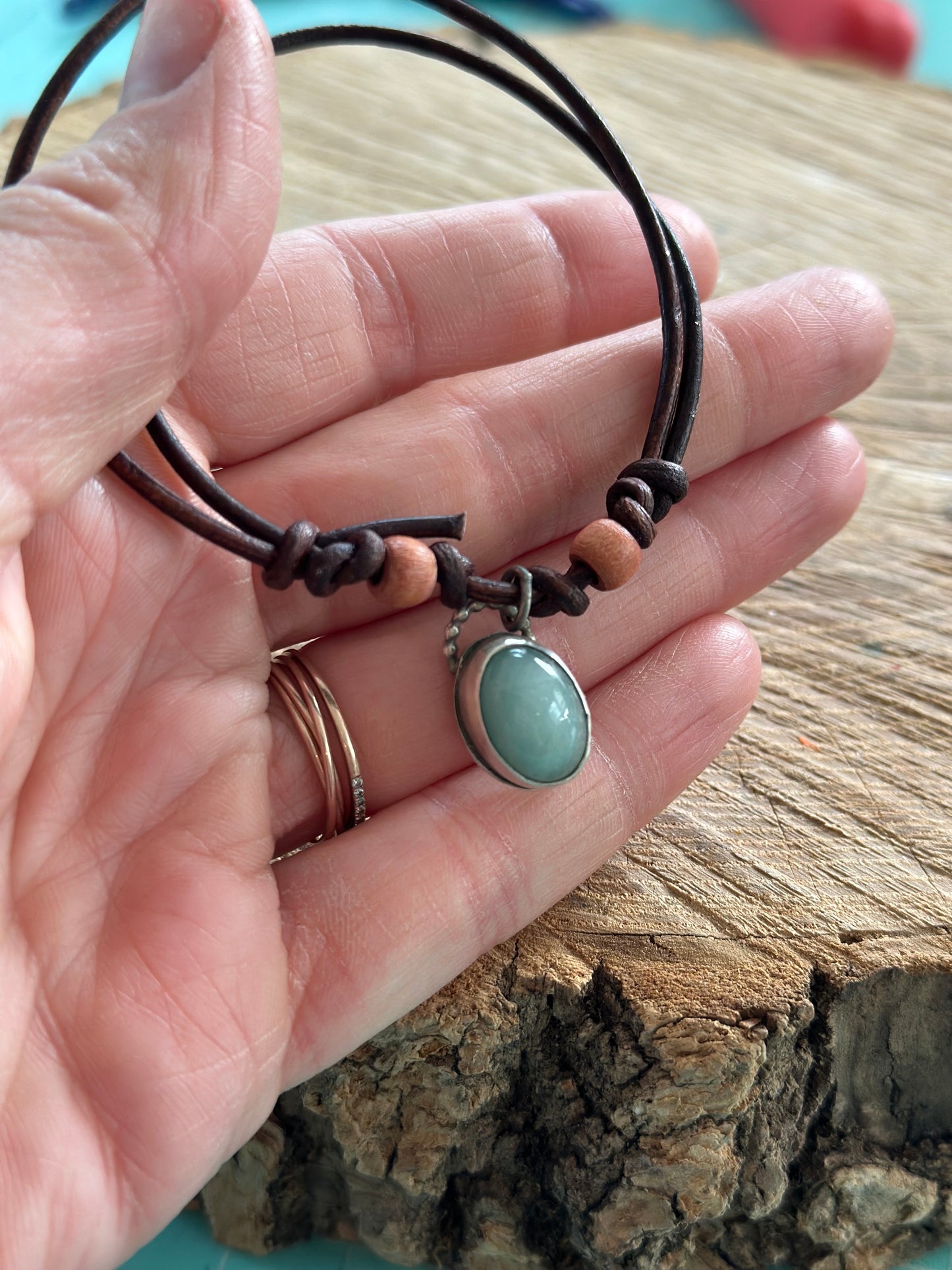 Aquamarine Layering Bracelet