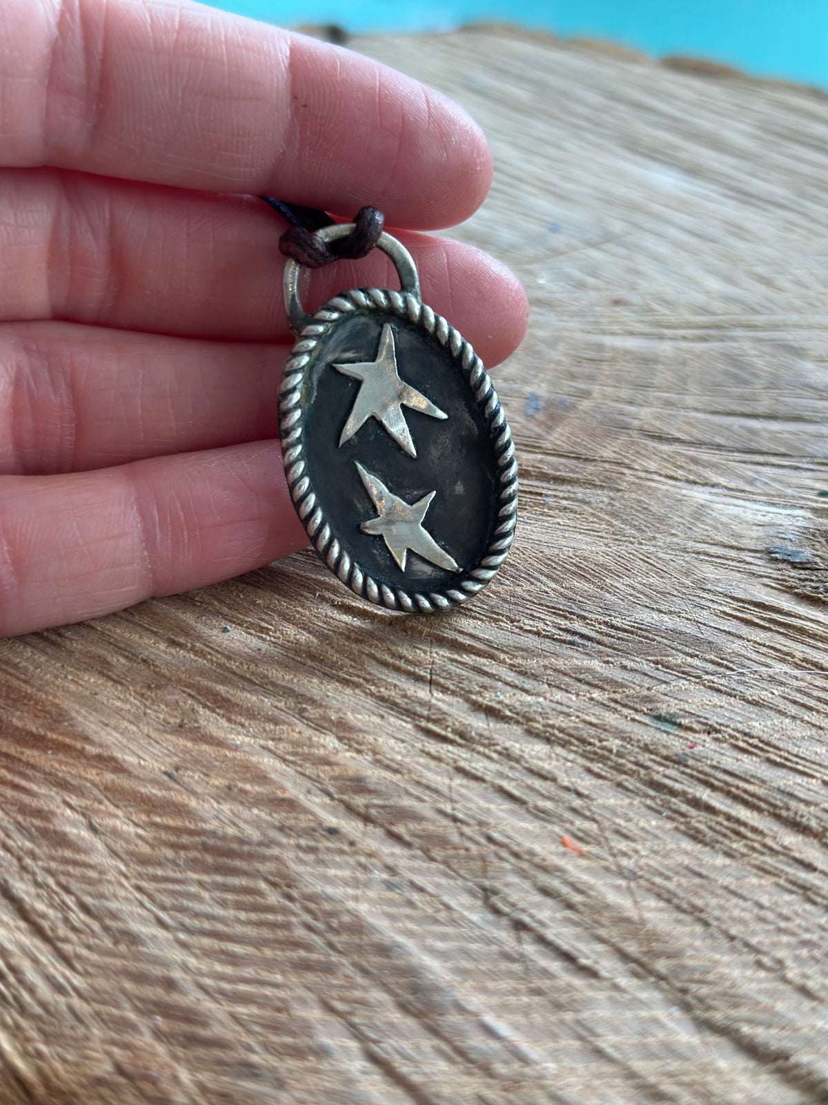 Folksy Star Necklace
