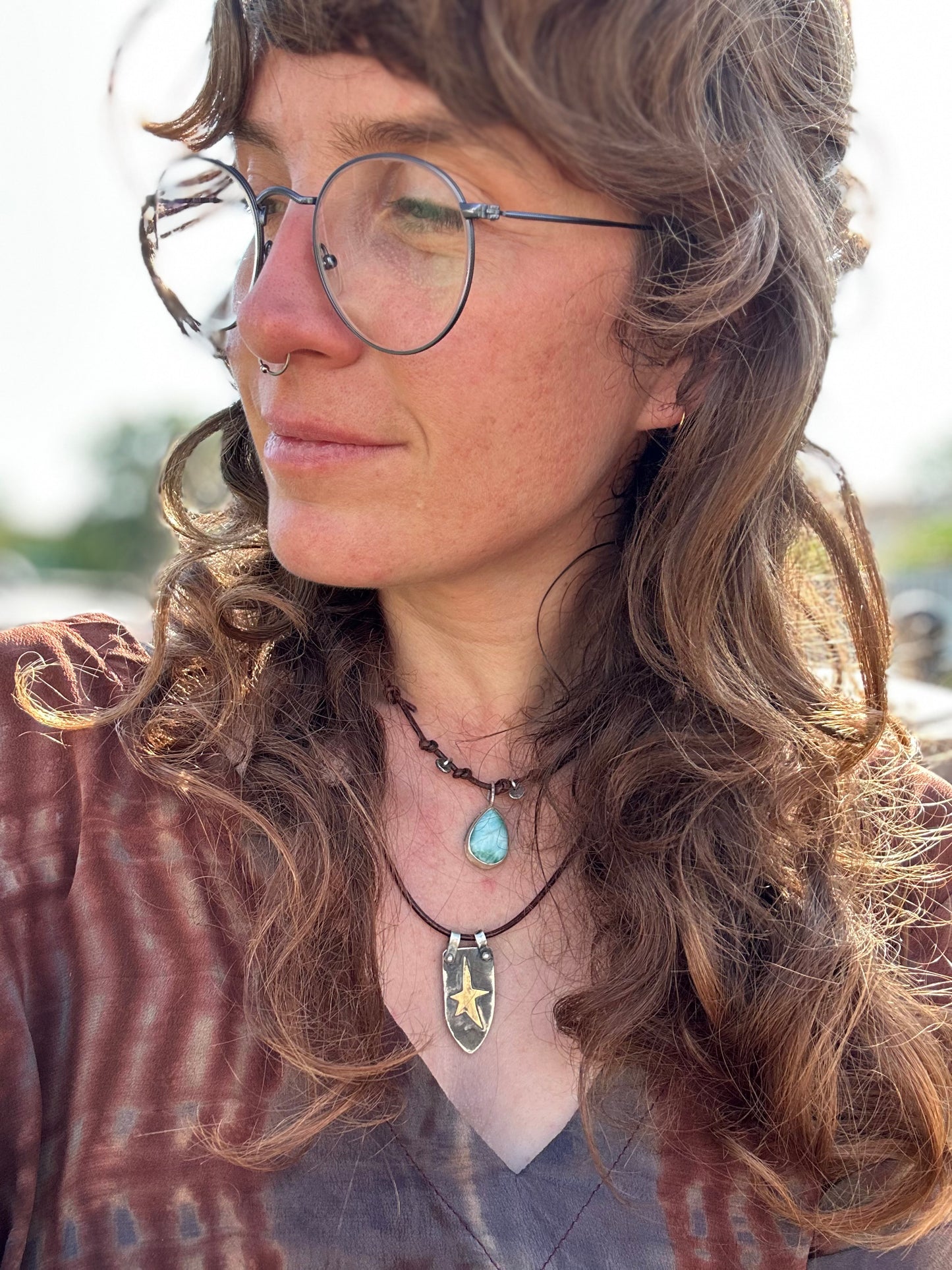 Folksy Star Necklace