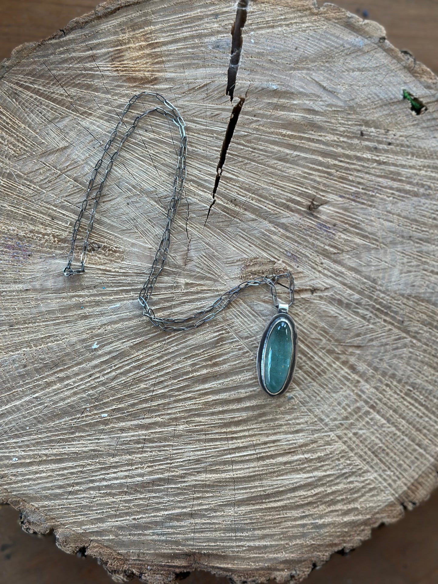 Aquamarine Pendant Necklace