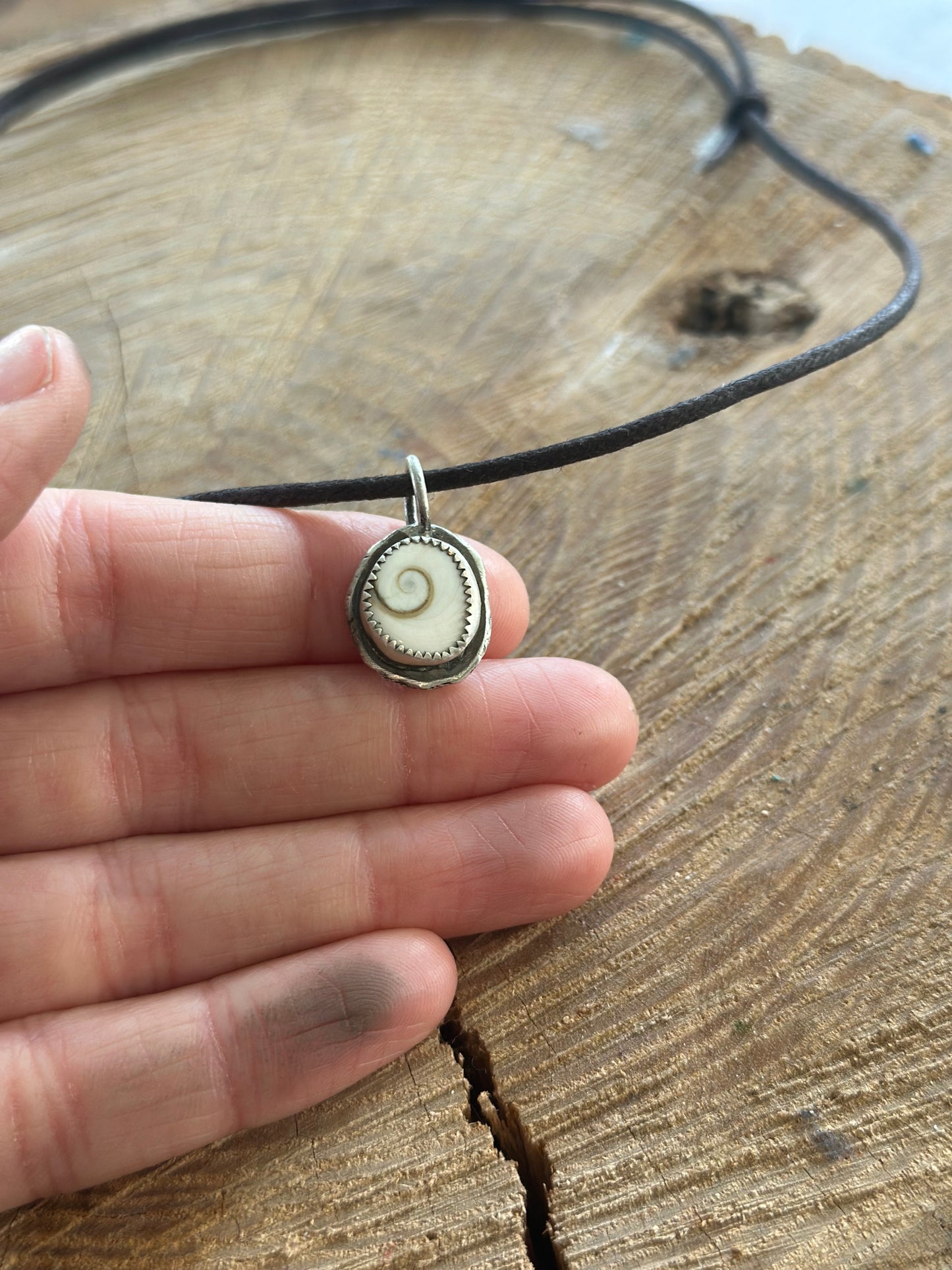 Shiva Eye Seashell Necklace