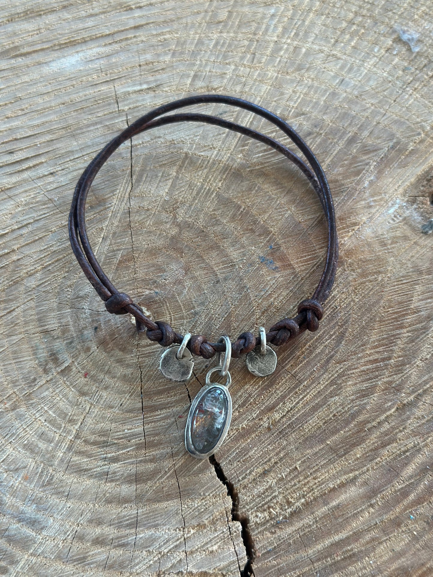 Rutilated Aquamarine Bracelet