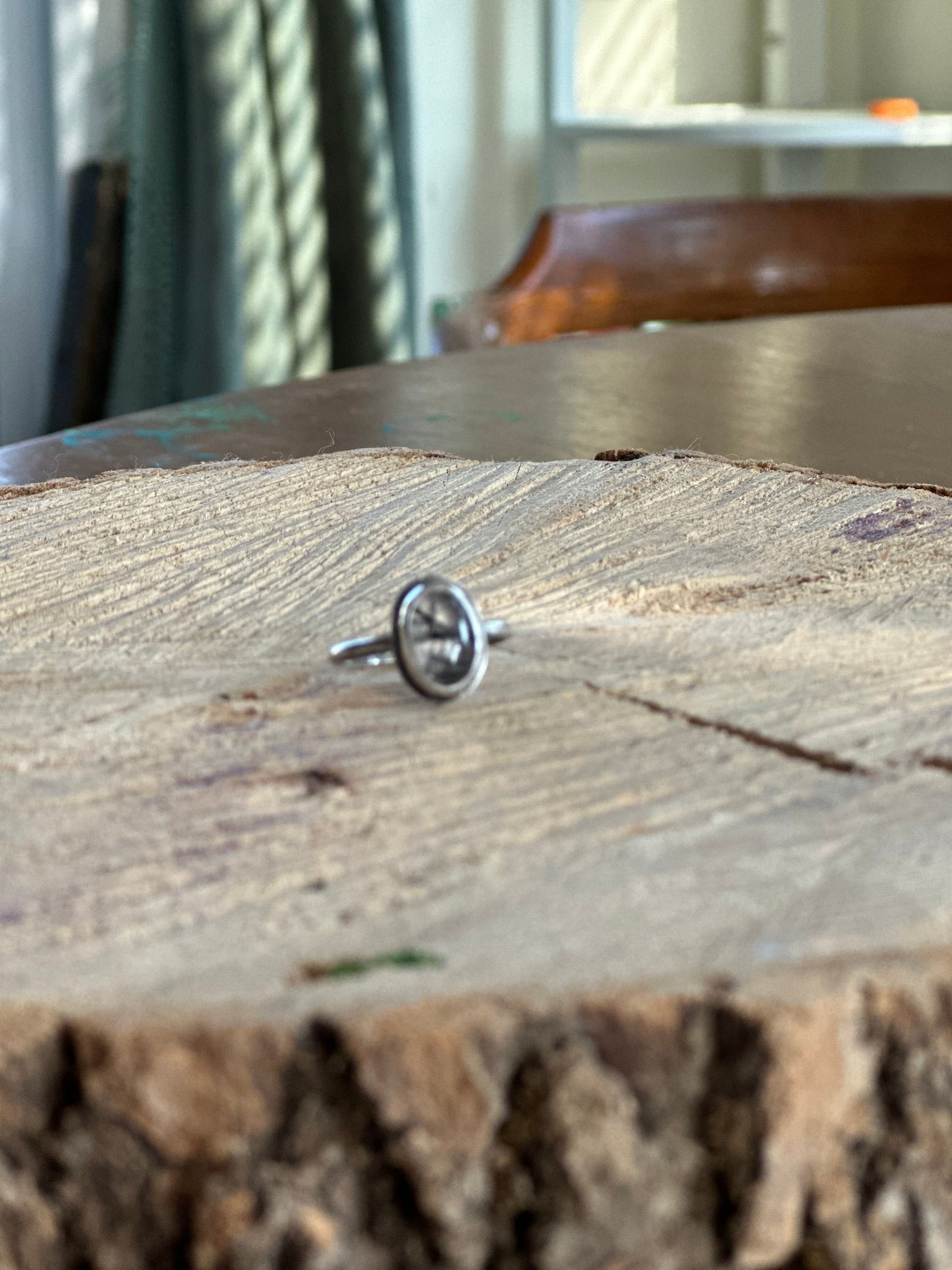 Rutilated Quartz Stacker Ring