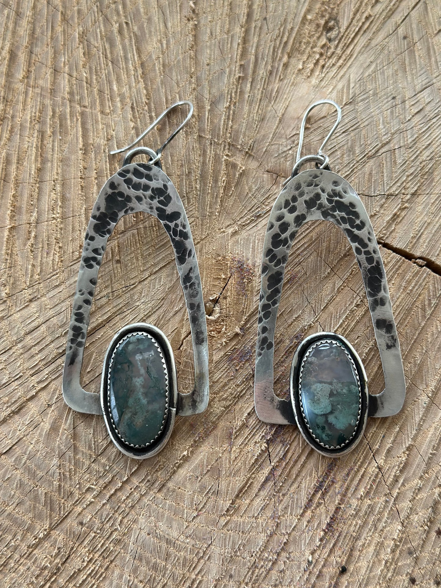 Moss Agate Earrings