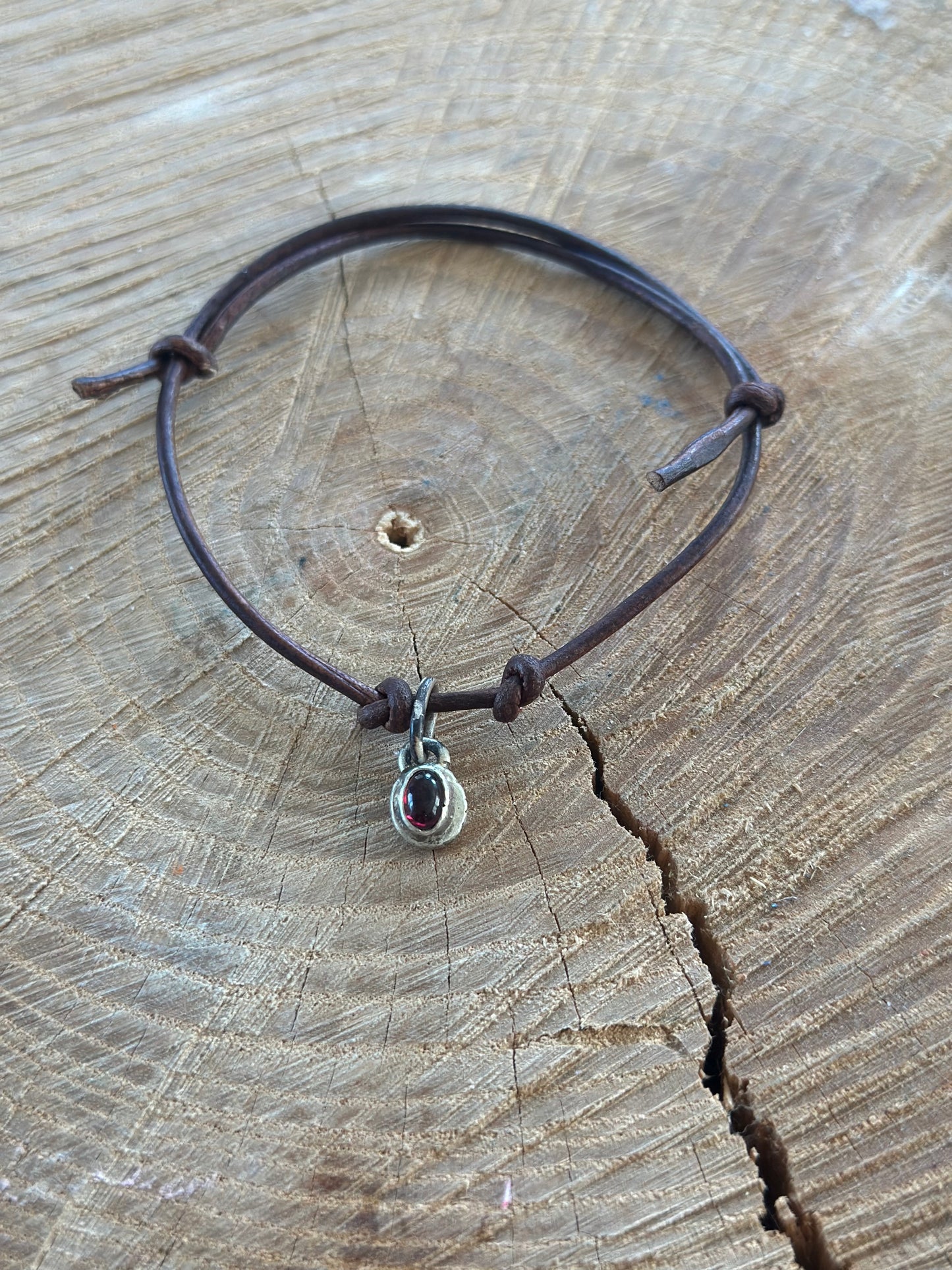 Garnet Layering Bracelet