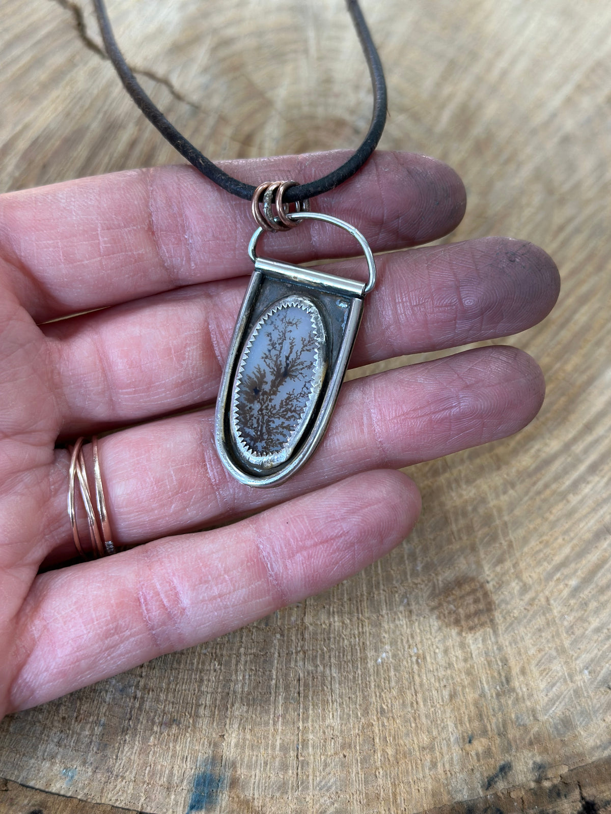 Dendritic Agate Necklace