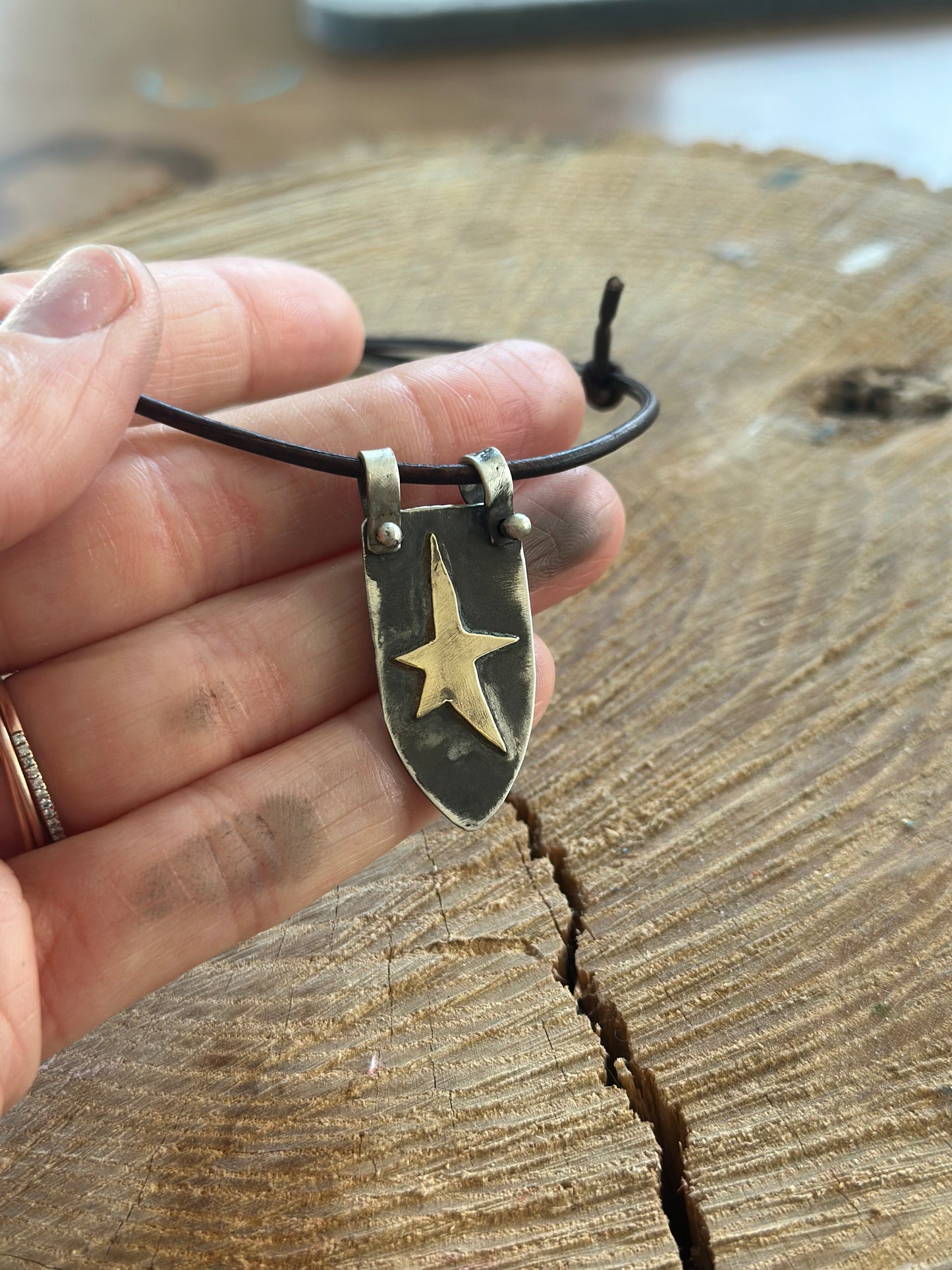 Folksy Star Necklace