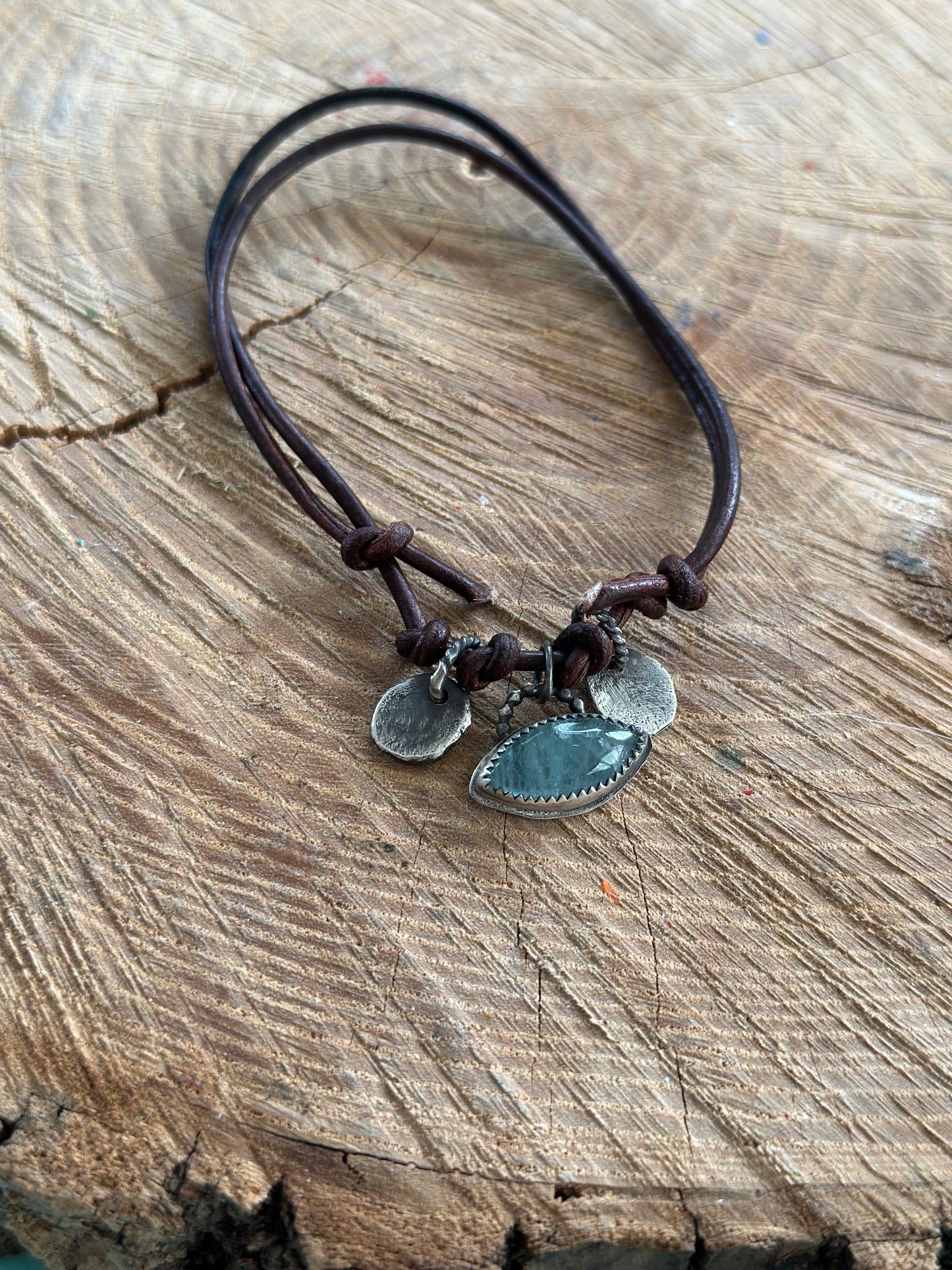 Aquamarine Stacking Bracelet