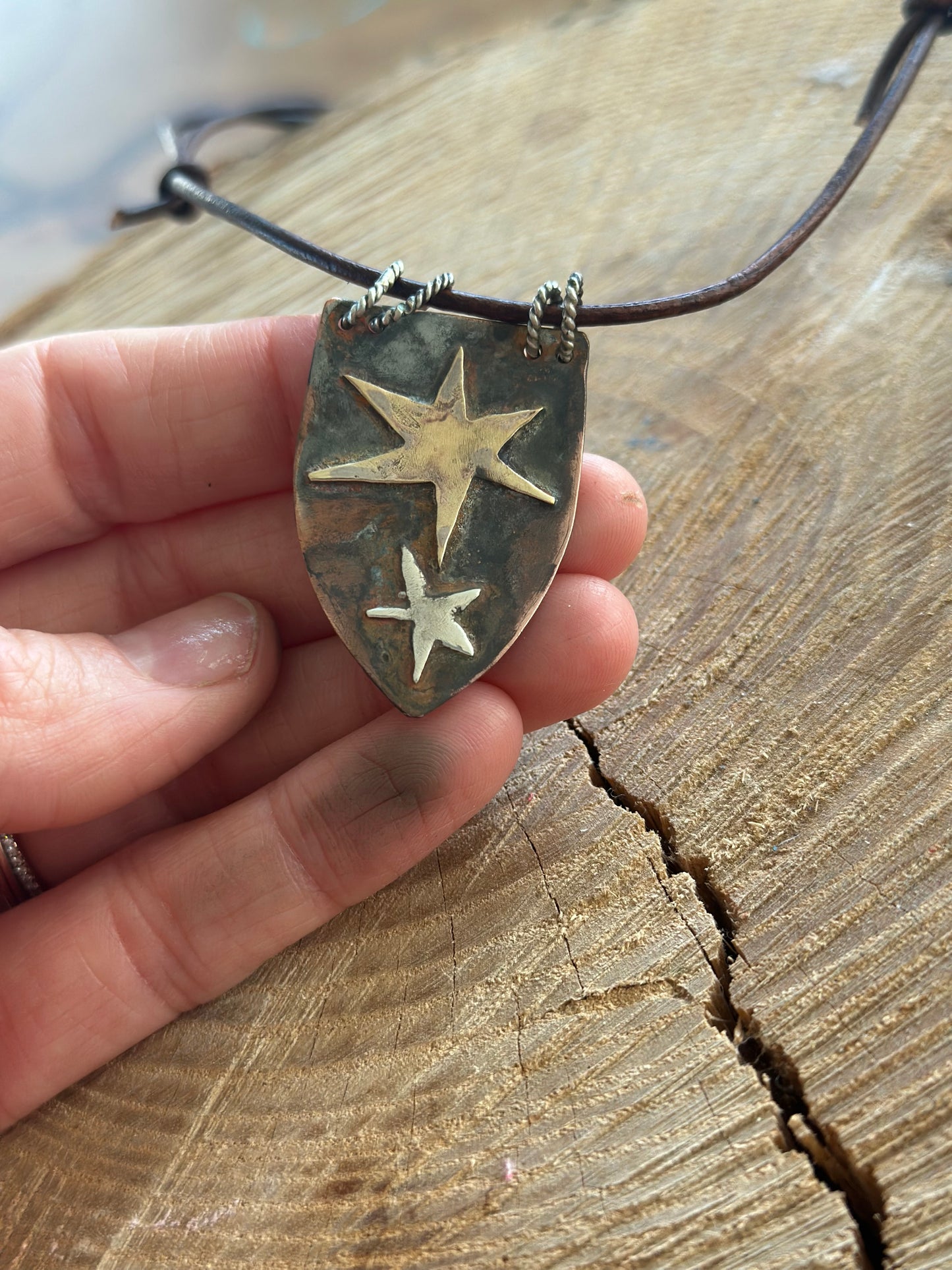 Folksy Star Layering Necklace