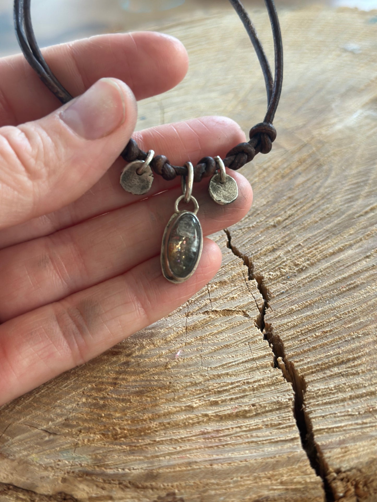 Rutilated Aquamarine Bracelet