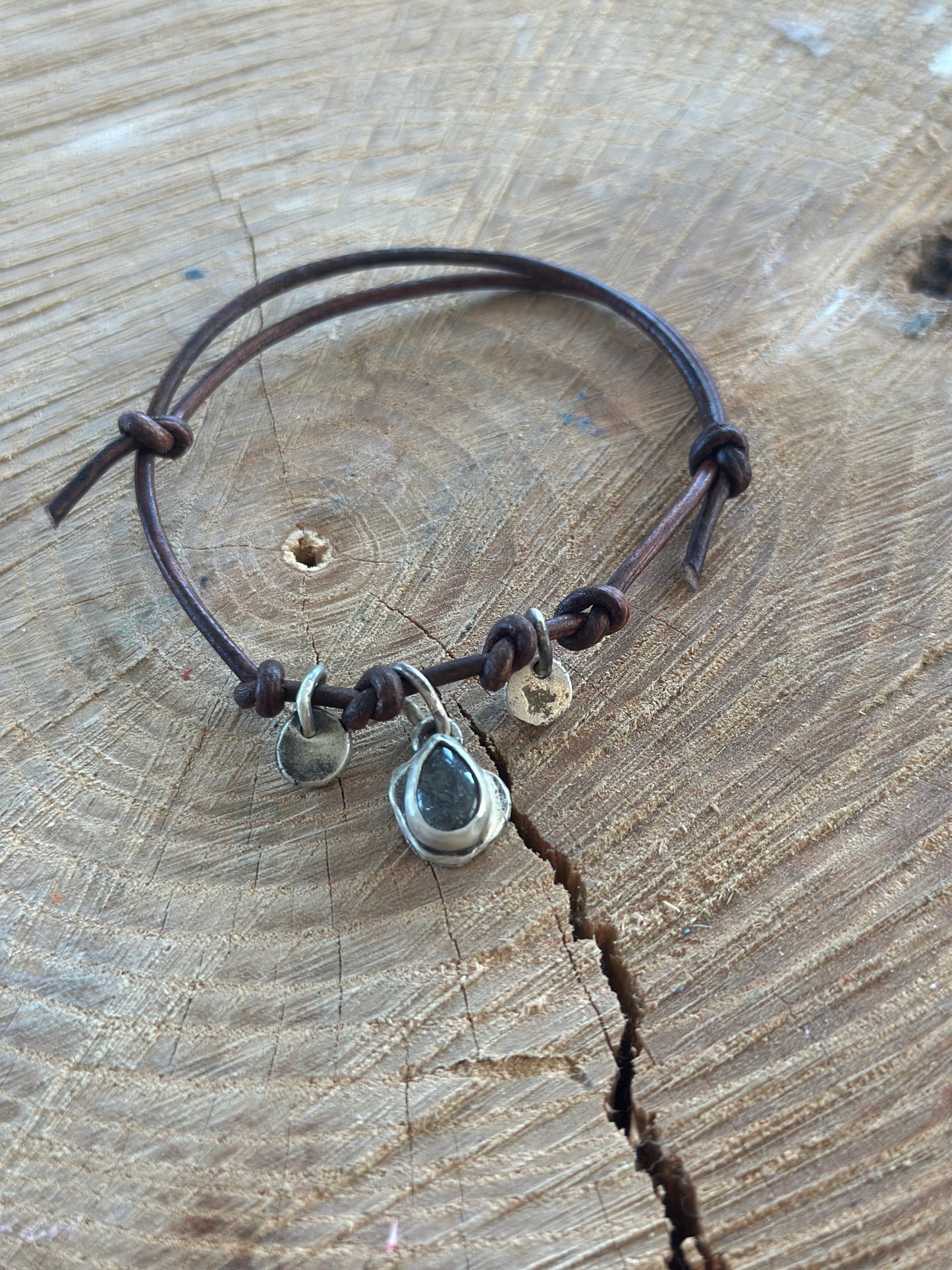 Rutilated Quartz Layering Bracelet