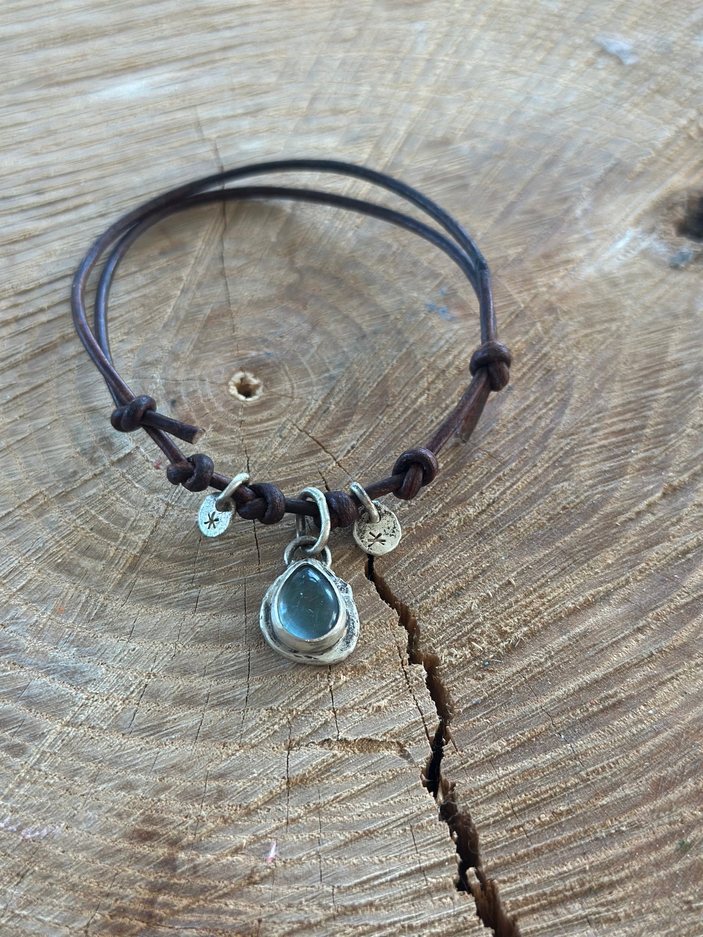 Aquamarine Layering Bracelet