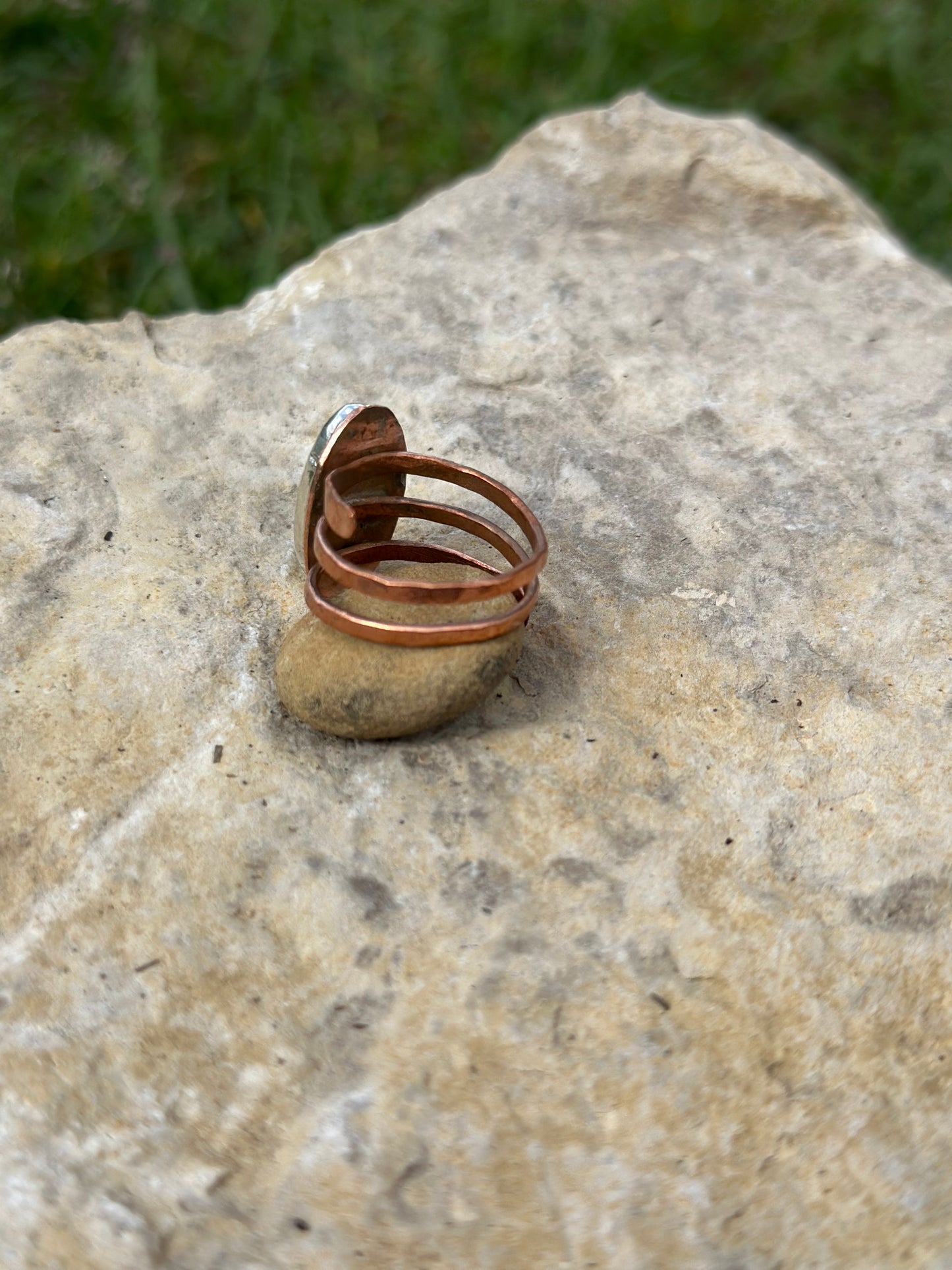 Black Onyx Adjustable Ring