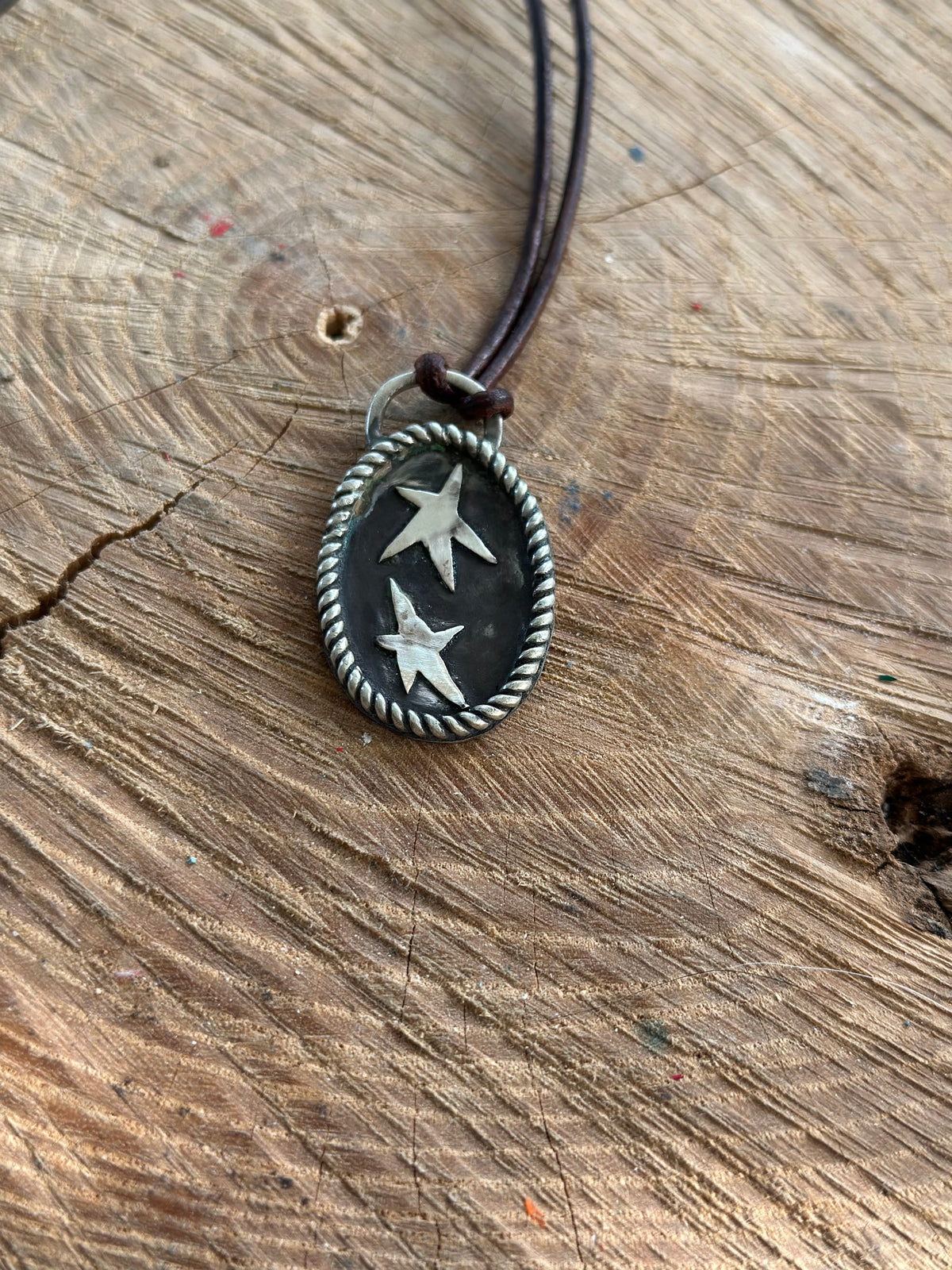 Folksy Star Necklace