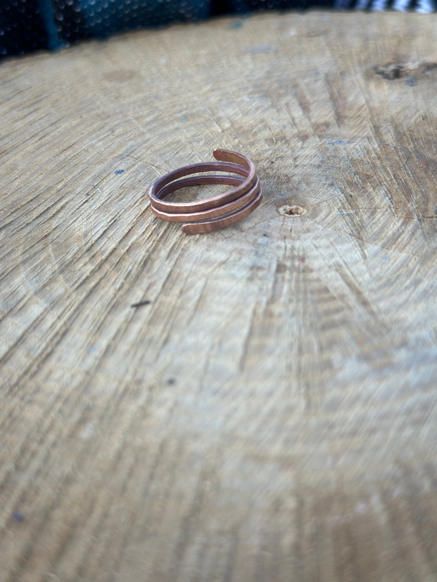 Adjustable Copper Ring Size 9.75